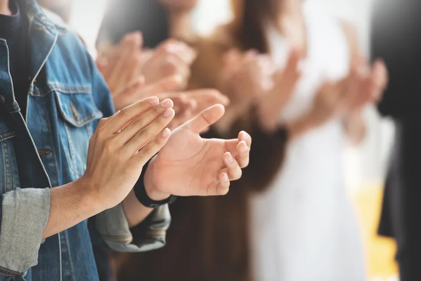 Applaudierendes Publikum